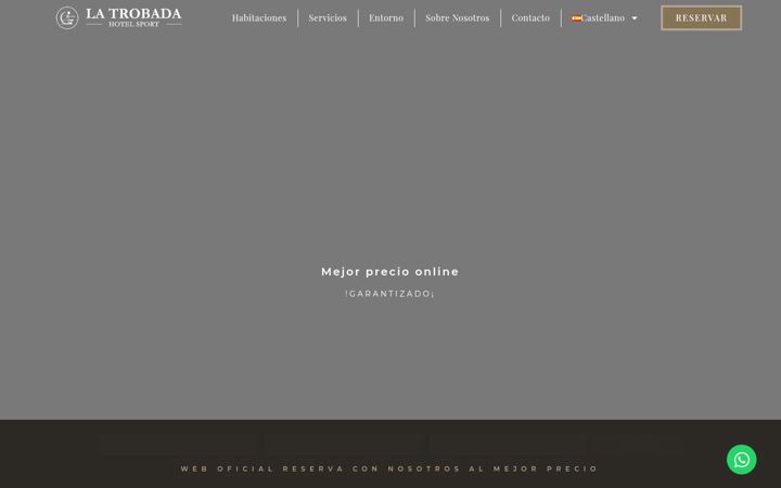 Screenshot of latrobadahotelsport.com