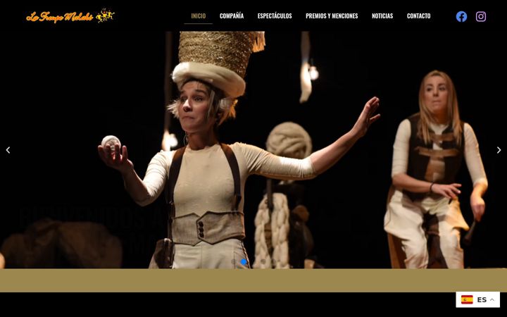 Screenshot of latroupemalabo.com