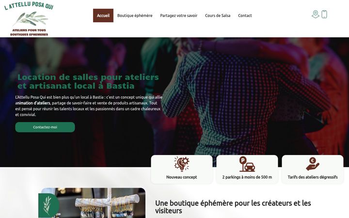 Screenshot of lattelluposaqui.fr