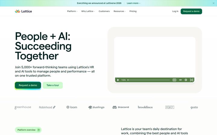 Snimka zaslona za lattice.com