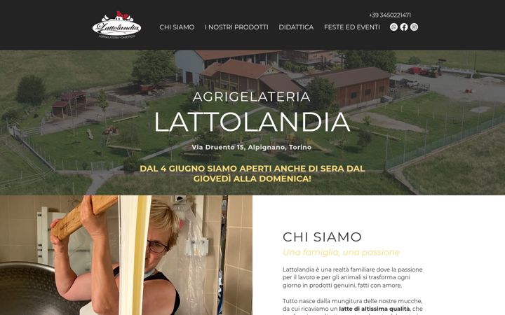 Screenshot of lattolandia.it