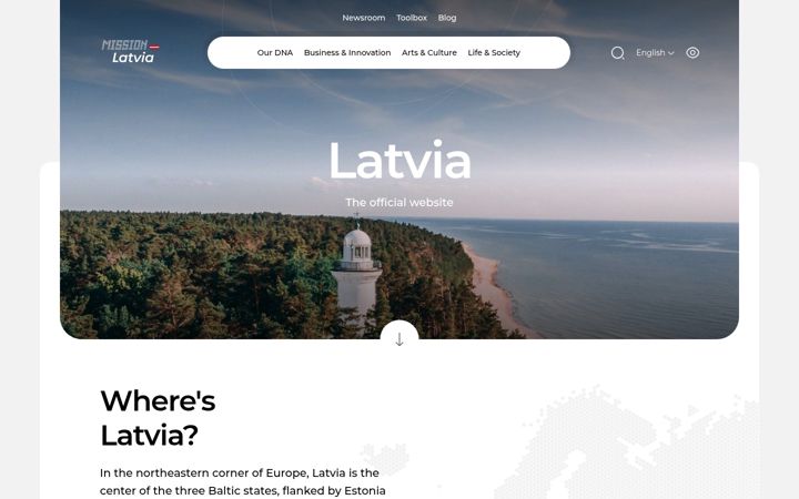 Ekrano kopija latvia.eu