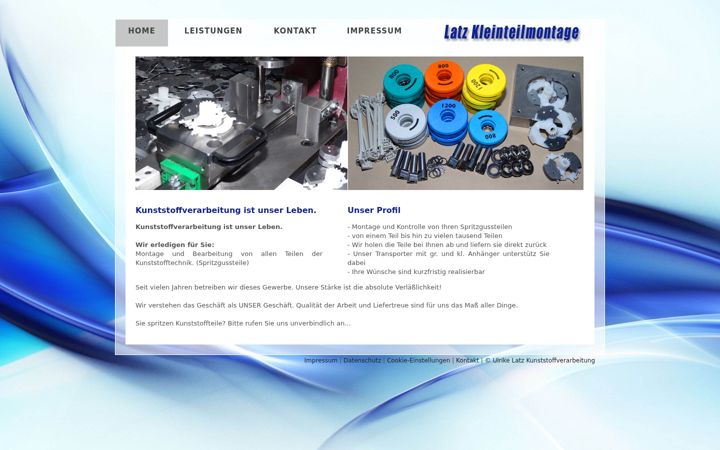 Screenshot of latz-kleinteilmontage.de