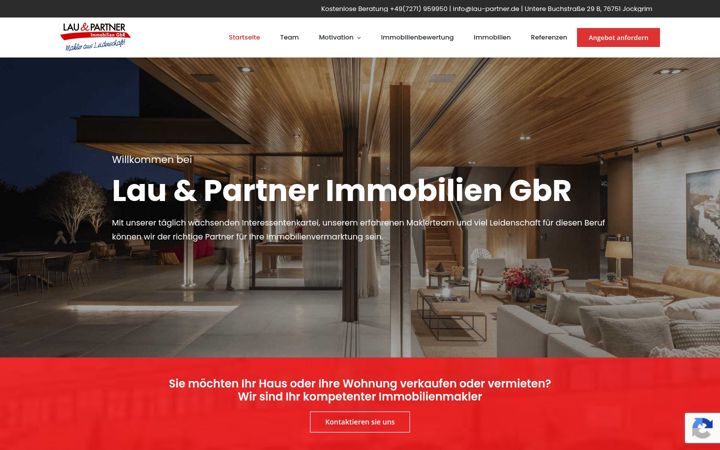 Screenshot of lau-partner.de