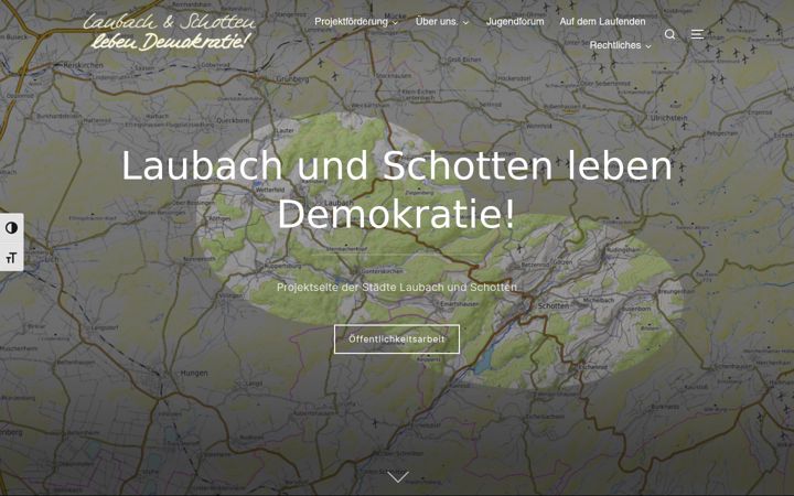 Screenshot of laubach-schotten-demokratie-leben.de