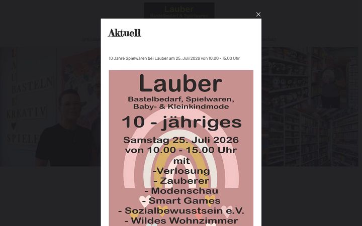 Screenshot of lauber-spielwaren.de