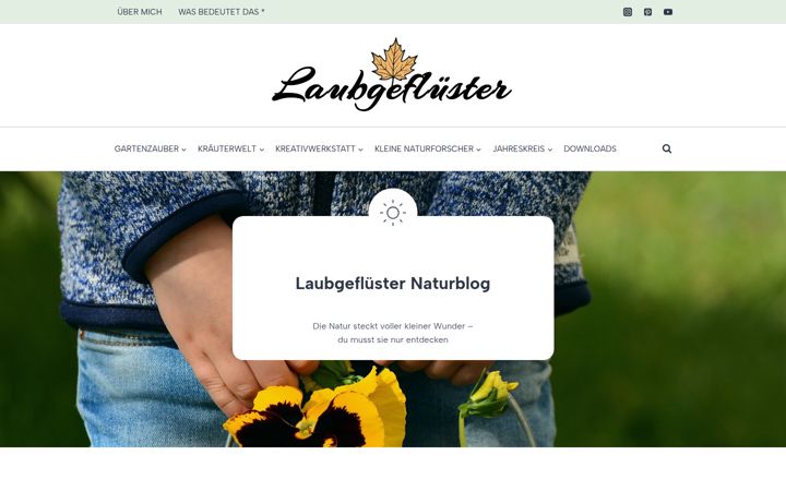 Screenshot of laubgefluester.de