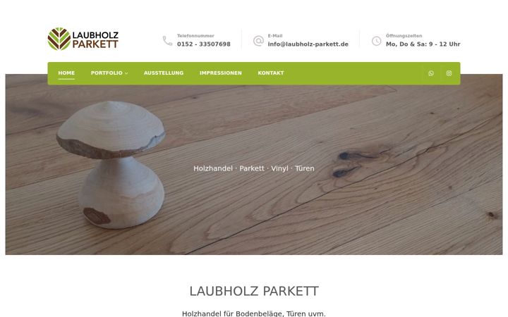 Skärmbild av laubholz-parkett.de