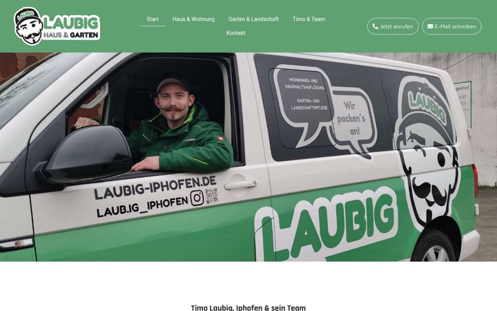 Screenshot of laubig-iphofen.de