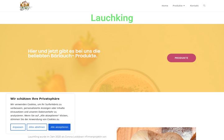 Screenshot of lauchking.com