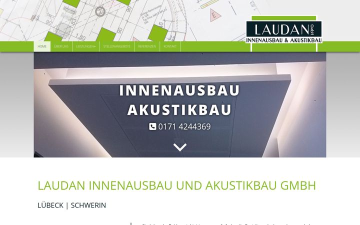 Screenshot of laudan-innenausbau.de