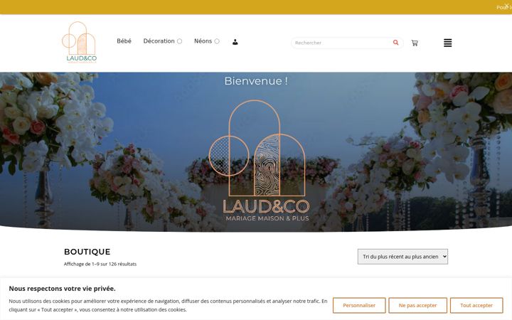 Screenshot of laudeco.fr