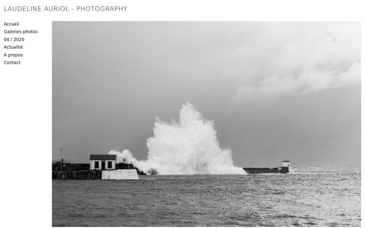 Screenshot of laudelineauriol.com