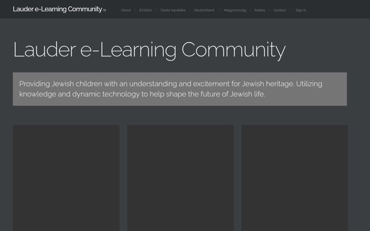 Screenshot of lauder.community