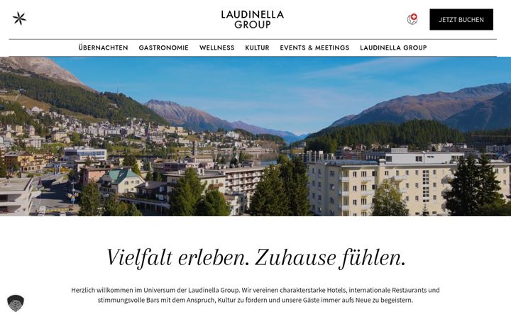 Screenshot of laudinella.ch