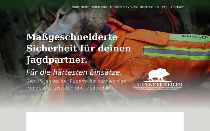 Screenshot of laufenderkeiler.de