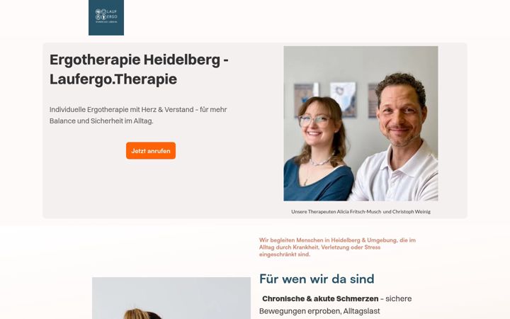 Screenshot of laufergo.de