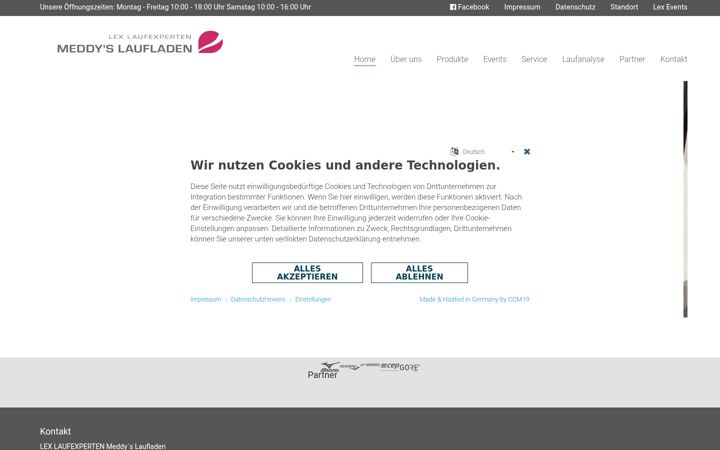 Screenshot of laufexperten-koblenz.de