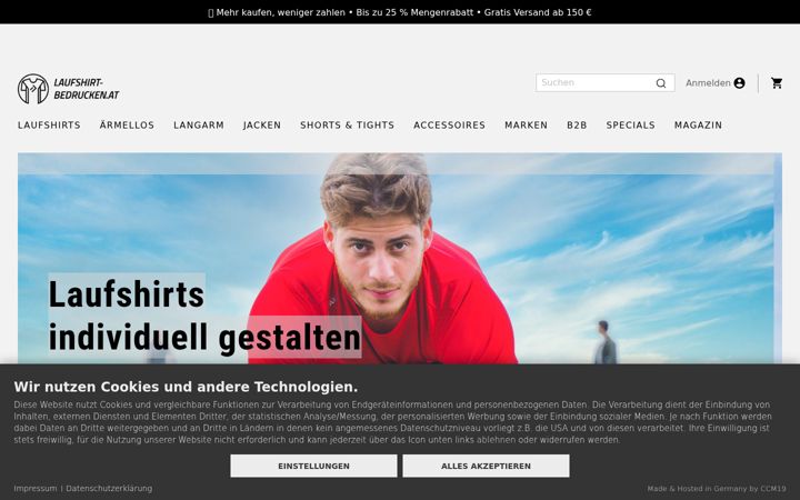 Képernyőkép: laufshirt-bedrucken.at