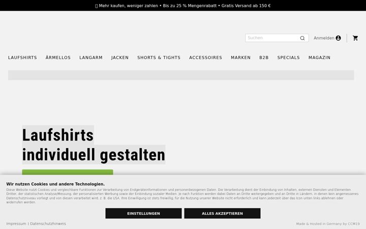 Skjámynd af laufshirt-bedrucken.de