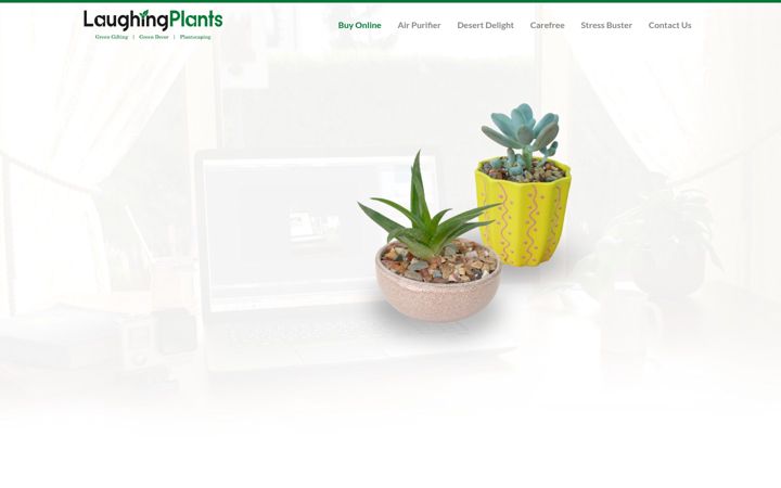 Screenshot of laughingplants.com