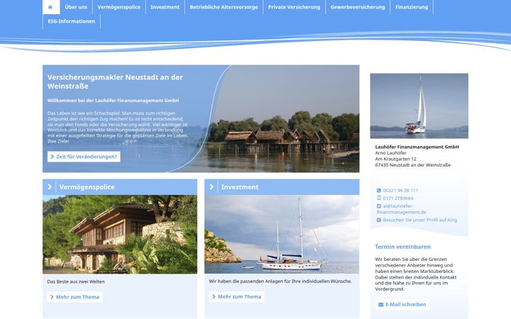 Screenshot of lauhoefer-finanzmanagement.de