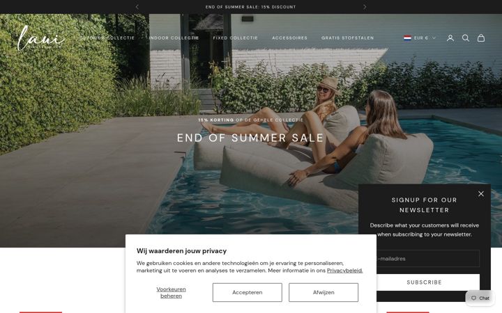 Screenshot of lauilounge.com