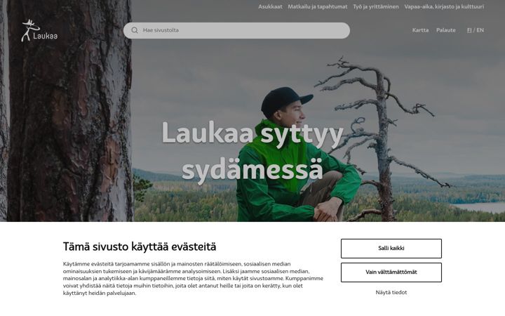 Captura de ecrã de laukaa.fi