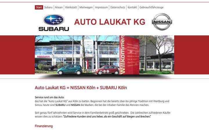 Screenshot of laukat.de