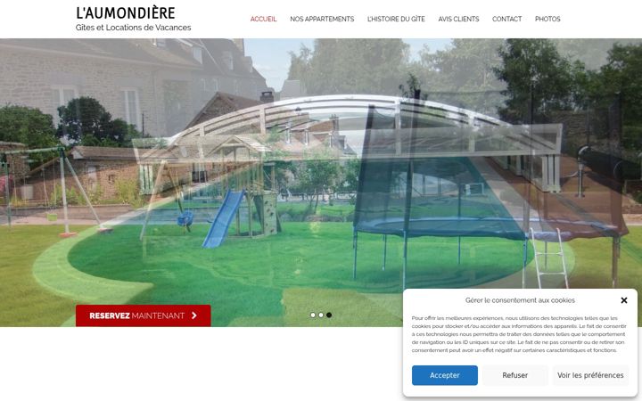 Screenshot of laumondiere.fr