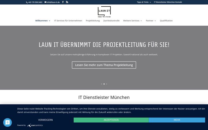 Screenshot of laun-it.de