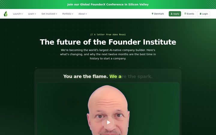 Screenshot of launchcouncil.org