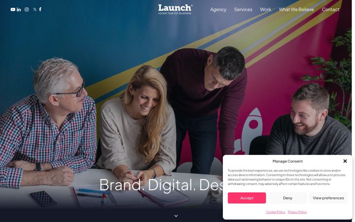 Screenshot of launchscotland.com