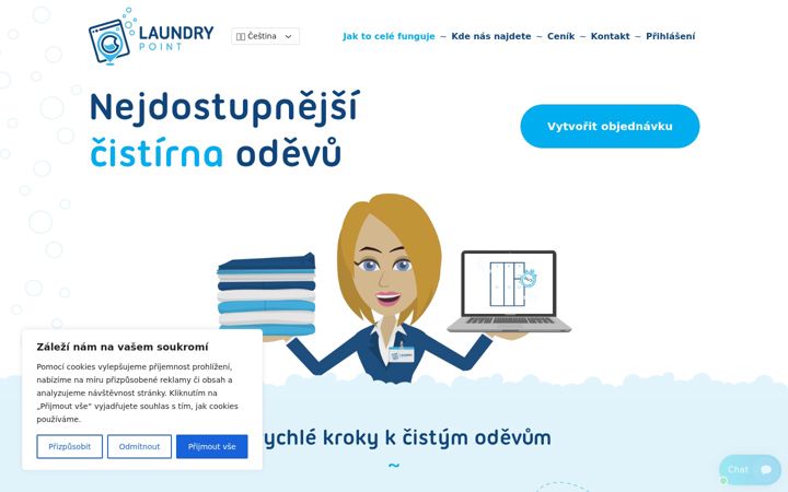Screenshot of laundrypoint.cz