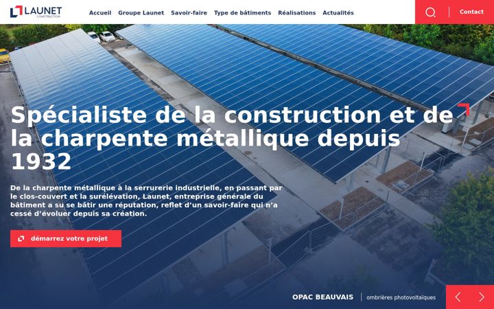 Screenshot of launet.fr