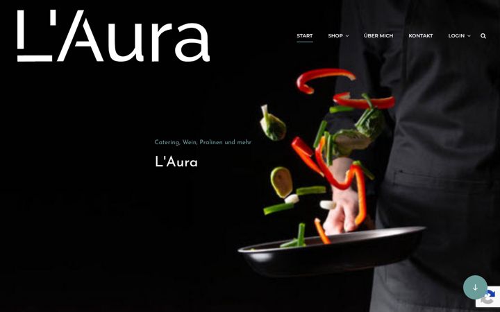 Screenshot of laura-catering.ch