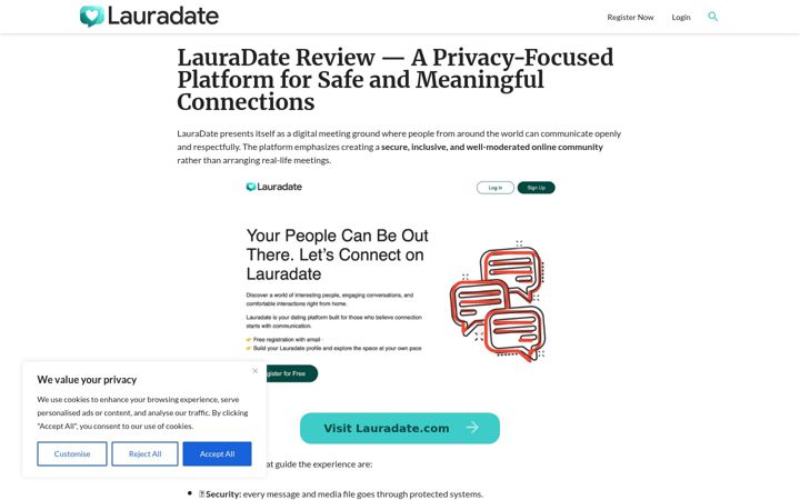 Screenshot of laura-date.com