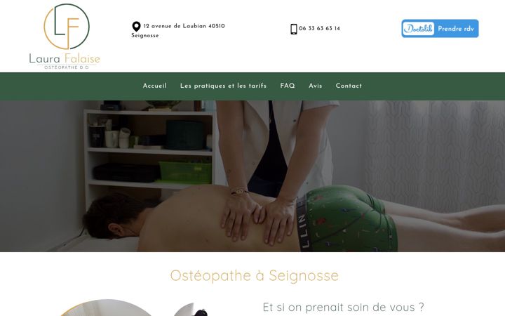 Screenshot of laura-falaise.fr