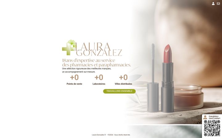 Screenshot of laura-gonzalez.fr
