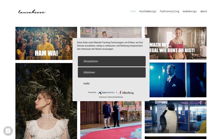 Screenshot of laura-hesse.de