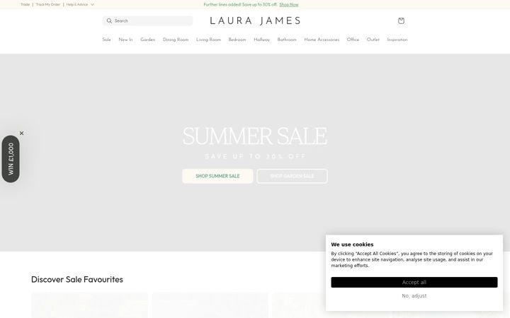 Screenshot of laura-james.co.uk