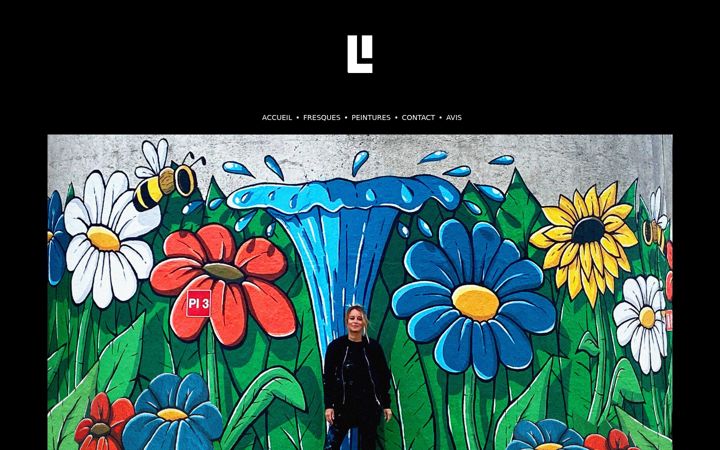 Screenshot of laura-lacour-art.com