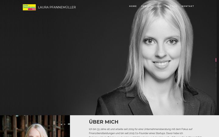Screenshot of laura-pfannemueller.de
