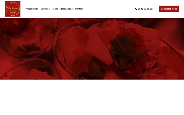 Screenshot of laura-traiteur-italien.fr
