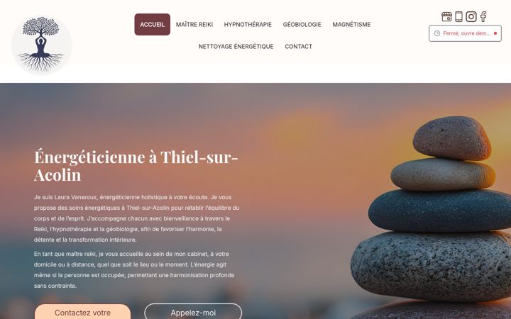 Screenshot of laura-vaneroux.fr