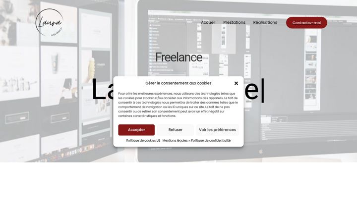 Screenshot of laura-webdesign.com