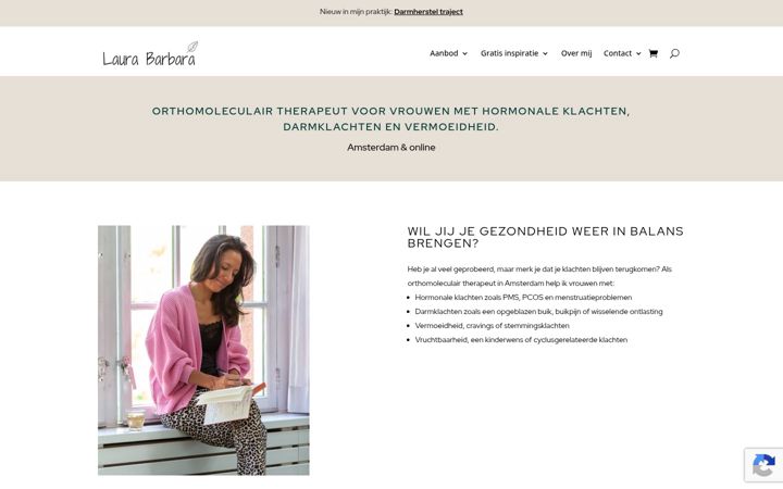 Screenshot of laurabarbara.nl