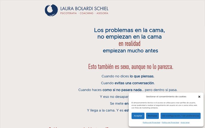 Screenshot of laurabolardi.com