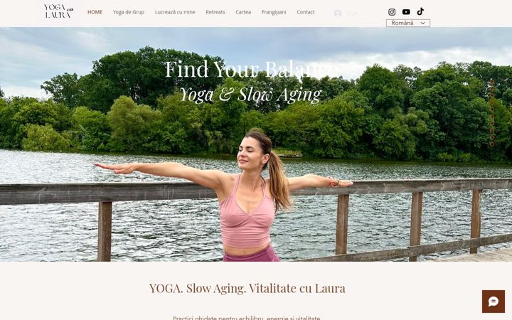 Screenshot of lauracalin.ro