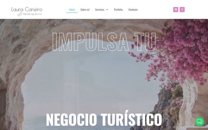 Screenshot of lauracaneiromarketing.com